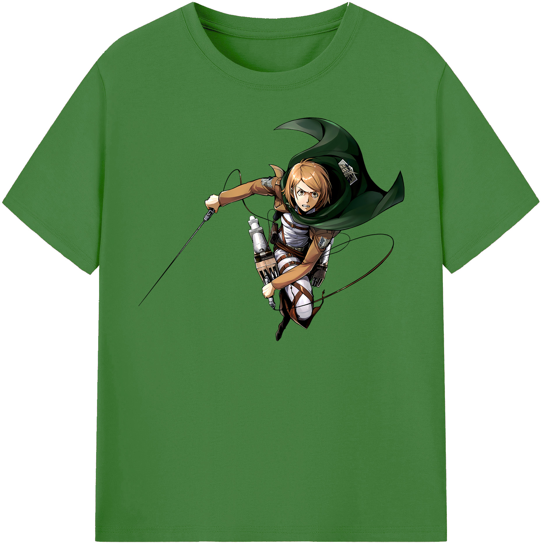 （画像用） 進撃の巨人 ペトラ·ラル Attack on Titan Petra Rall レディースカジュアルプリントTシャツ（綿100％）